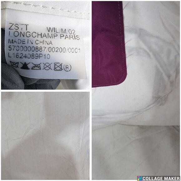 Longchamp Le Pliage Large Nylon Pink Travel Tote Bag Handbag Made in China. - Picture 3 of 13